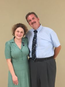 Allison Skinner and Rick Scheider receive 25 year pins